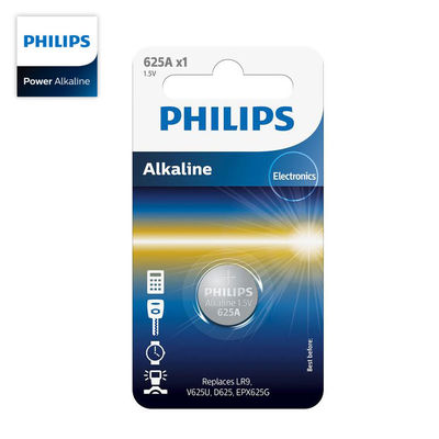 OEM PHILIPS A76 625A Alkaline Button Cell Lr44 For Small Devices