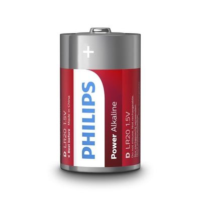 Energy Saving Long Lasting 2D Alkaline Batteries 18000mAh PHILIPS Battery