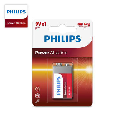 6LR61P1B/97 PHILIPS Alkaline Dry Battery 9V 500mAh MSDS Certification