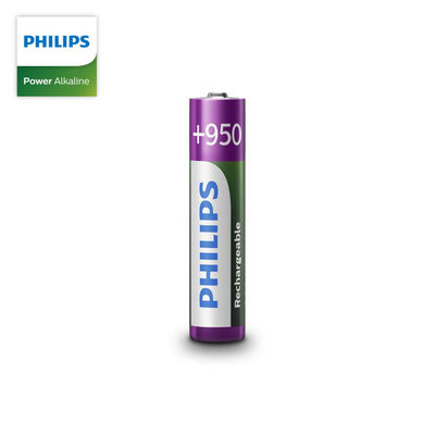 950mAh 1.2v Philips NIMH Rechargeable Batteries AAA R03B4A95/97