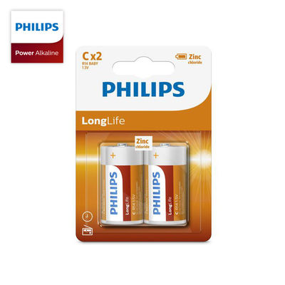 PHILIPS Long Life Zinc Chloride Battery 7500mAh Zero Harmful Heavy Metals