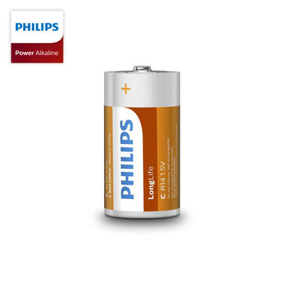 Non Rechargeable Zinc Carbon Battery 2 C Type 7500mAh Ensures Long Life