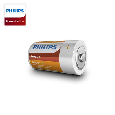 Long Life PHILIPS D Zinc Carbon Battery