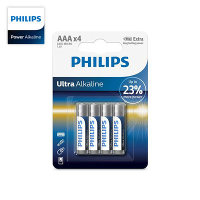 Drain Devices PHILIPS 4 AAA Alkaline Batteries 1170mAh Anti Scald
