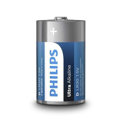 MSDS PHILIPS 18000mAh D Size Alkaline Battery For Keyboards Toys