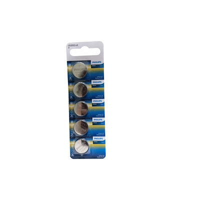 Long Lasting Lithium Button Battery CR2032 Rechargeable