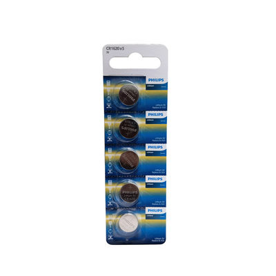 CR1216 Long Lasting 3V Button Cell Battery PHILIPS Anti Explosion