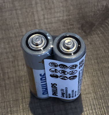 Philips Zinc Carbon Dry Cell Battery AA R6L2F Environmentally Friendly