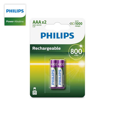 950mAh AAA NIMH Rechargeable Batteries R03B2A80/97 Non Toxic