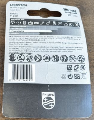 Radios Mice Keyboards Power Alkaline Battery AAA Environmental Friendly