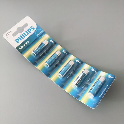 Lithium Alkaline Button Coin Battery Zn/MnO2 LR27P5B/97 PET Blister Packing
