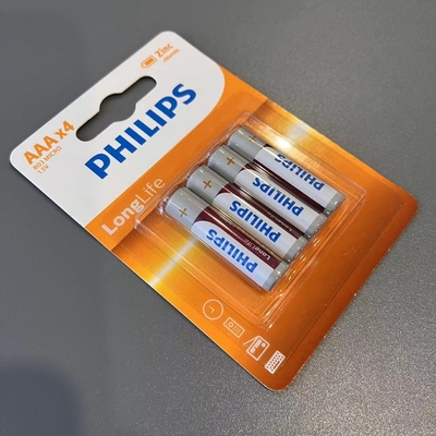Long Life 2 AAA Zinc Carbon Battery 1170mAh Blister Pack
