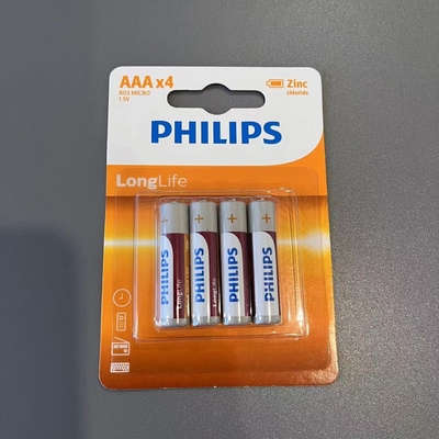 Long Life 2 AAA Zinc Carbon Battery 1170mAh Blister Pack