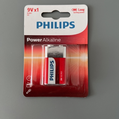 9V 500mAh Alkaline Dry Battery 6LR61P1B/97 For Energy Hungry Devices