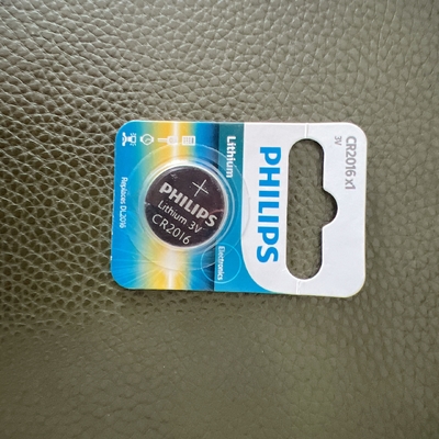 Lithium 3Volt Power Alkaline Battery CR2016 Button Cell