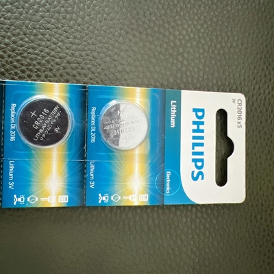 Long Lasting Power Alkaline Battery CR2016P5B/97 Button Cell