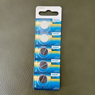 1.5V Car Remote Key Watch Lithium Button Battery CR1620P5B/97