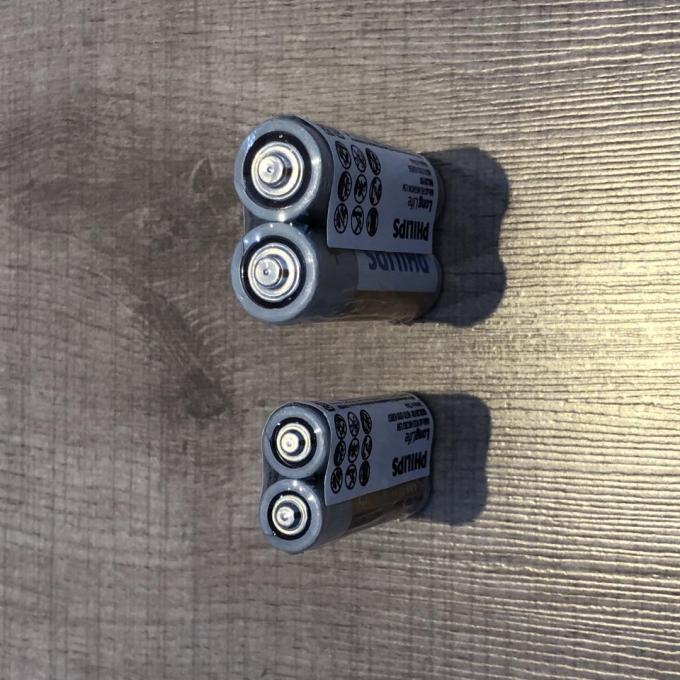 Clocks Controls Philips AA Carbon Battery 1.5V Zinc Chloride Technology