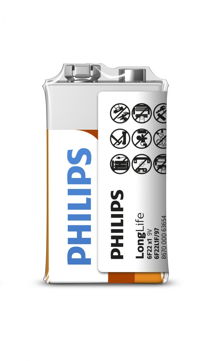 6F22L1B 9V Zinc Carbon Battery Rechargeable 500mAh Free Jarmful Heavy Metals