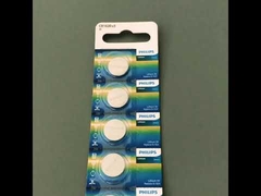 Silver Color Philips Lithium Battery Cr1620 3V Button Cell Long Lasting