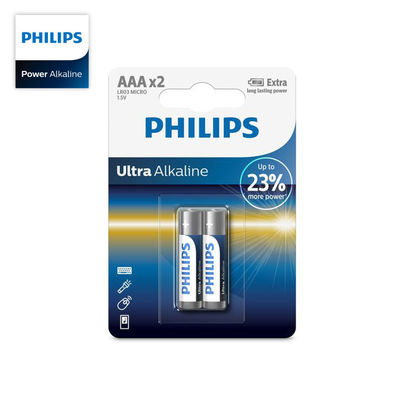 ISO9001 Philips Aaa Battery Voltage 1.5V 1170mAh Extra Long Lasting