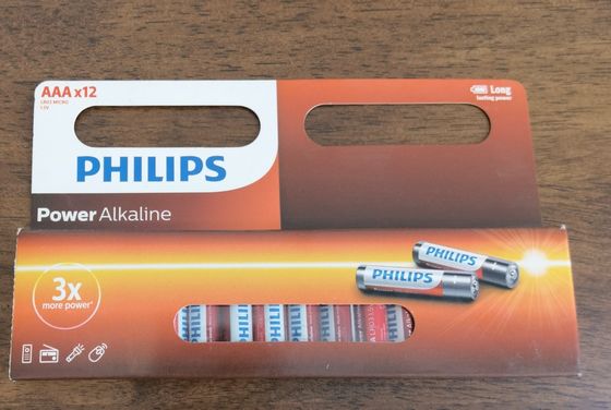 PHILIPS LR03P12B Power Alkaline Battery For Keyboards Radios