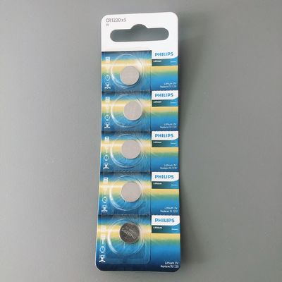 Philips 5pcs / Card Alkaline Button Cell For Electronics Devices