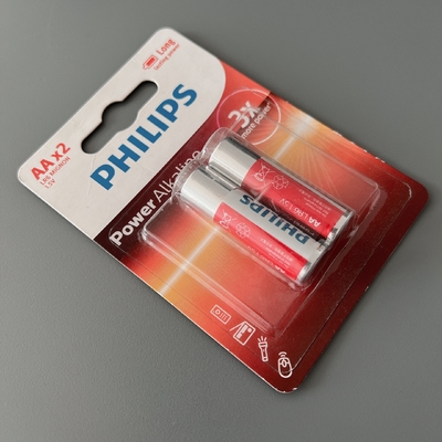 PHILIPS 2x AA Philips Power Alkaline Batteries LR6 1.5V Bulk Long Lasting AA Battery