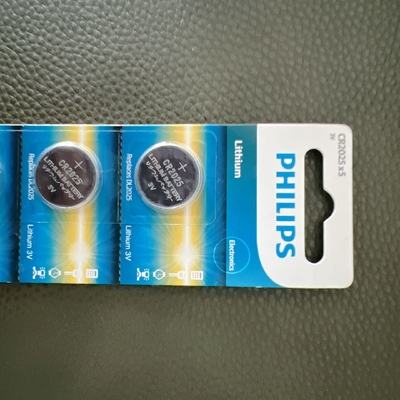 MSDS Philips Cr2025 Coin Cell Batteries For Electronic Device