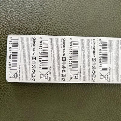 MSDS Philips Cr2025 Coin Cell Batteries For Electronic Device